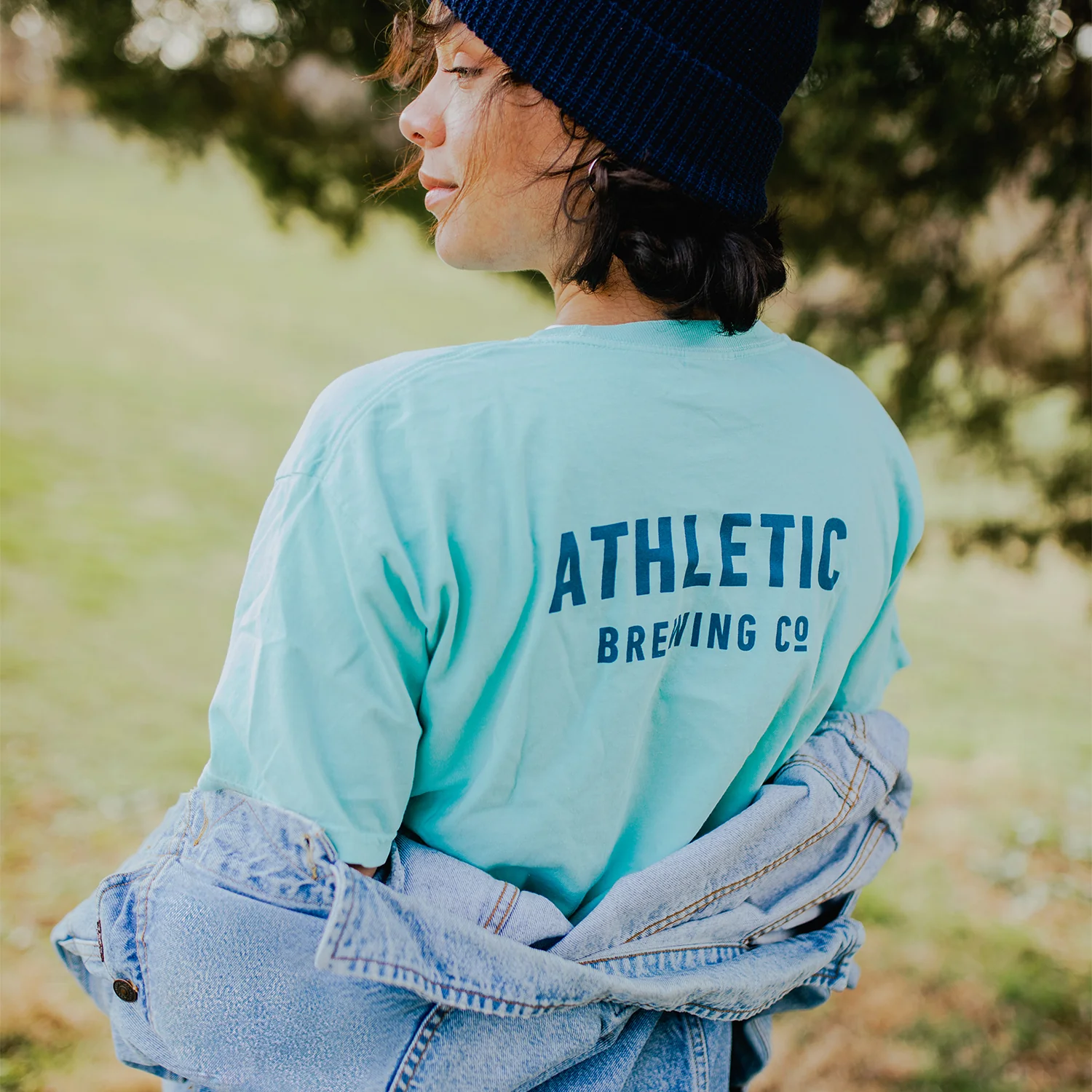 Athletic Brewing Co Logo T-Shirt - Mint - Image 3