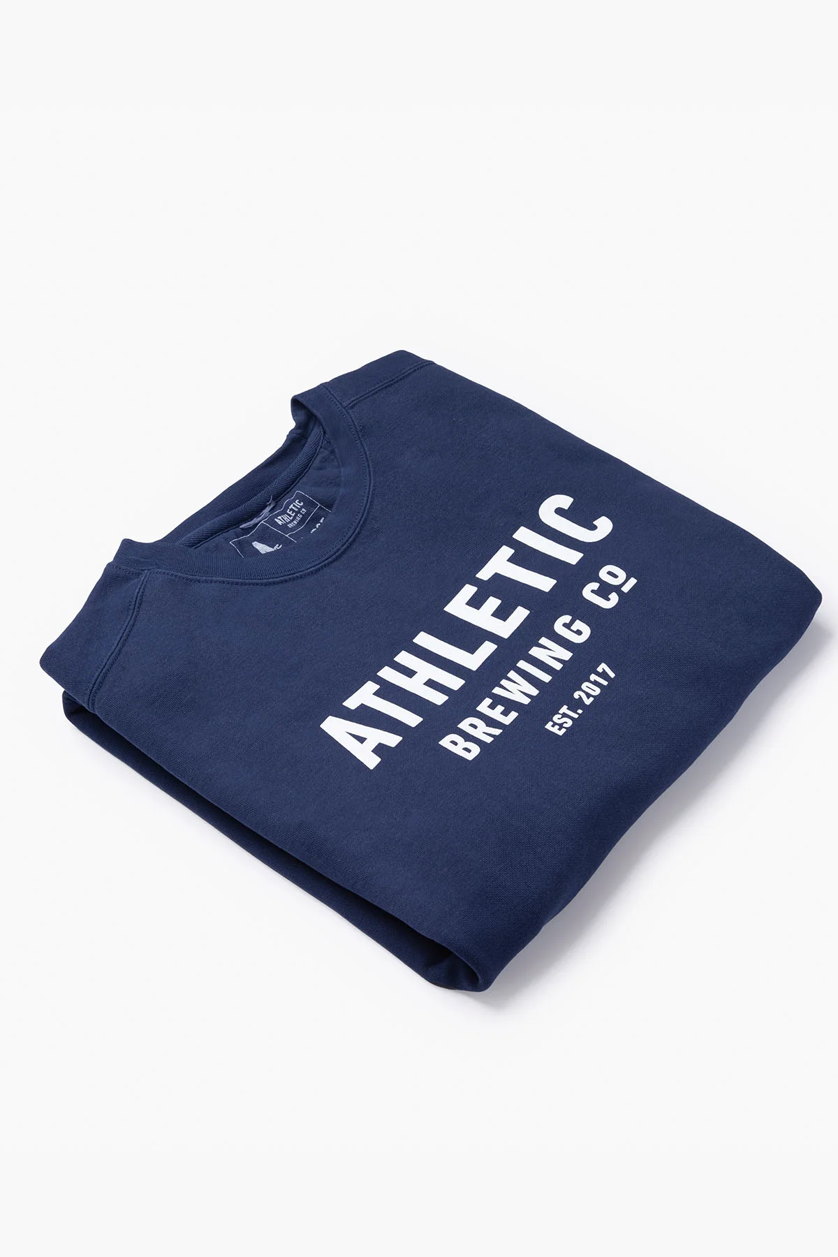 Athletic Brewing Co Crewneck Sweatshirt - Navy - Image 2