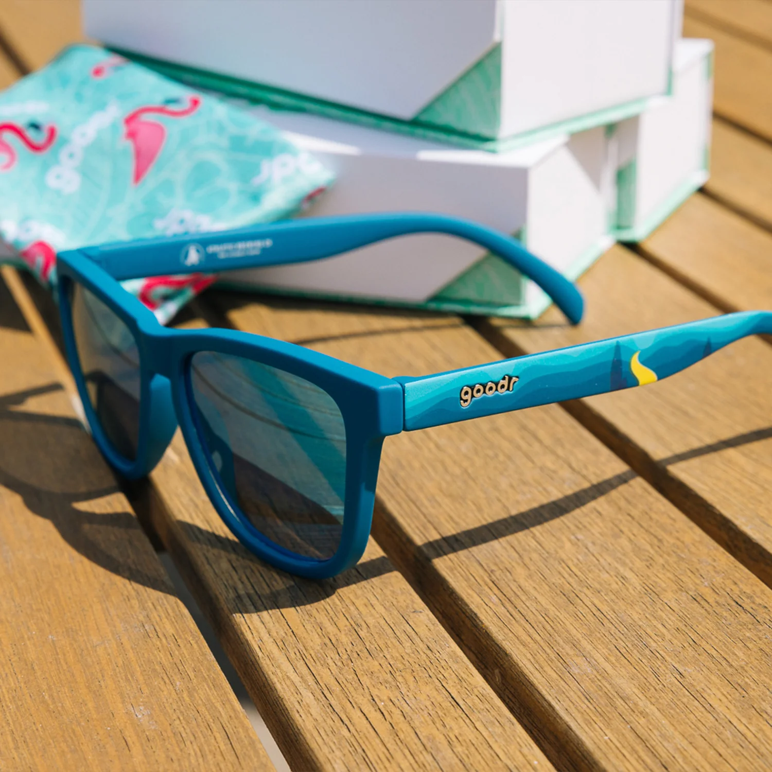 Athletic Goodr Sunglasses - Blue - Image 3
