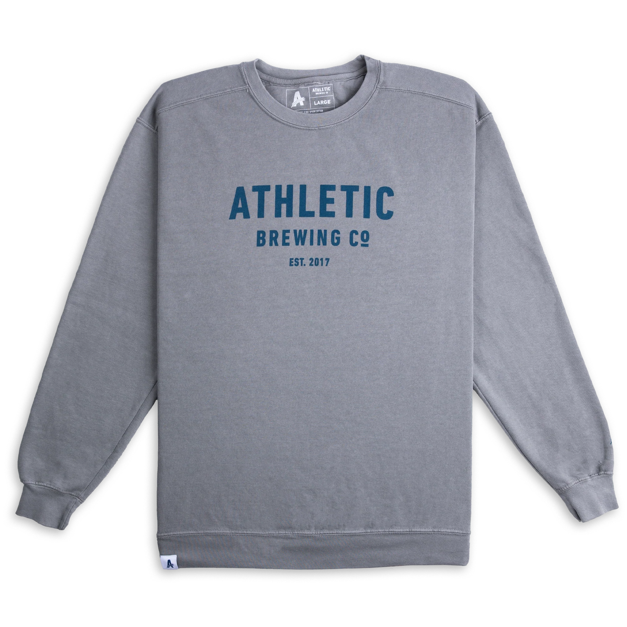 Athletic Brewing Co Crewneck Sweatshirt - Grey