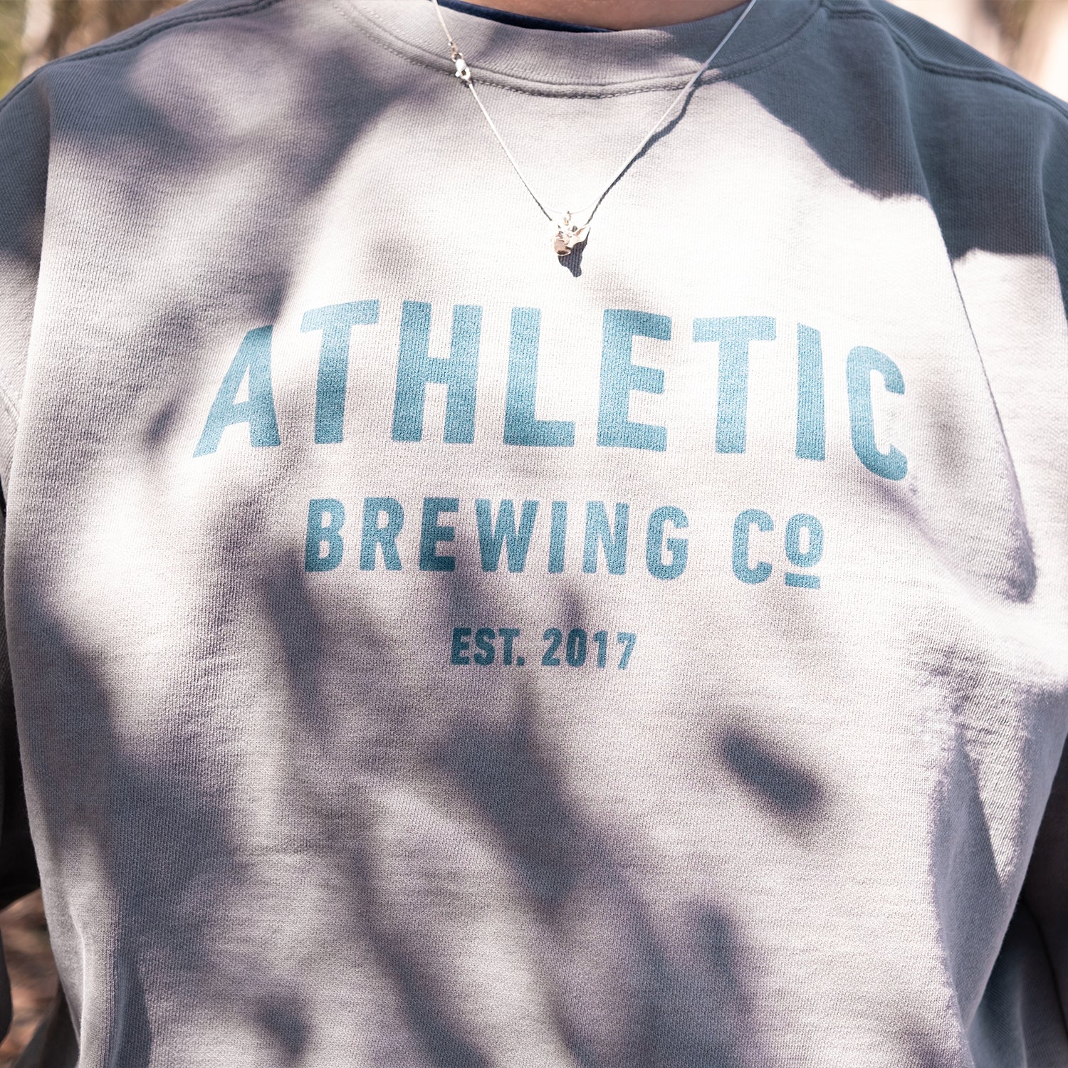 Athletic Brewing Co Crewneck Sweatshirt - Grey - Image 5