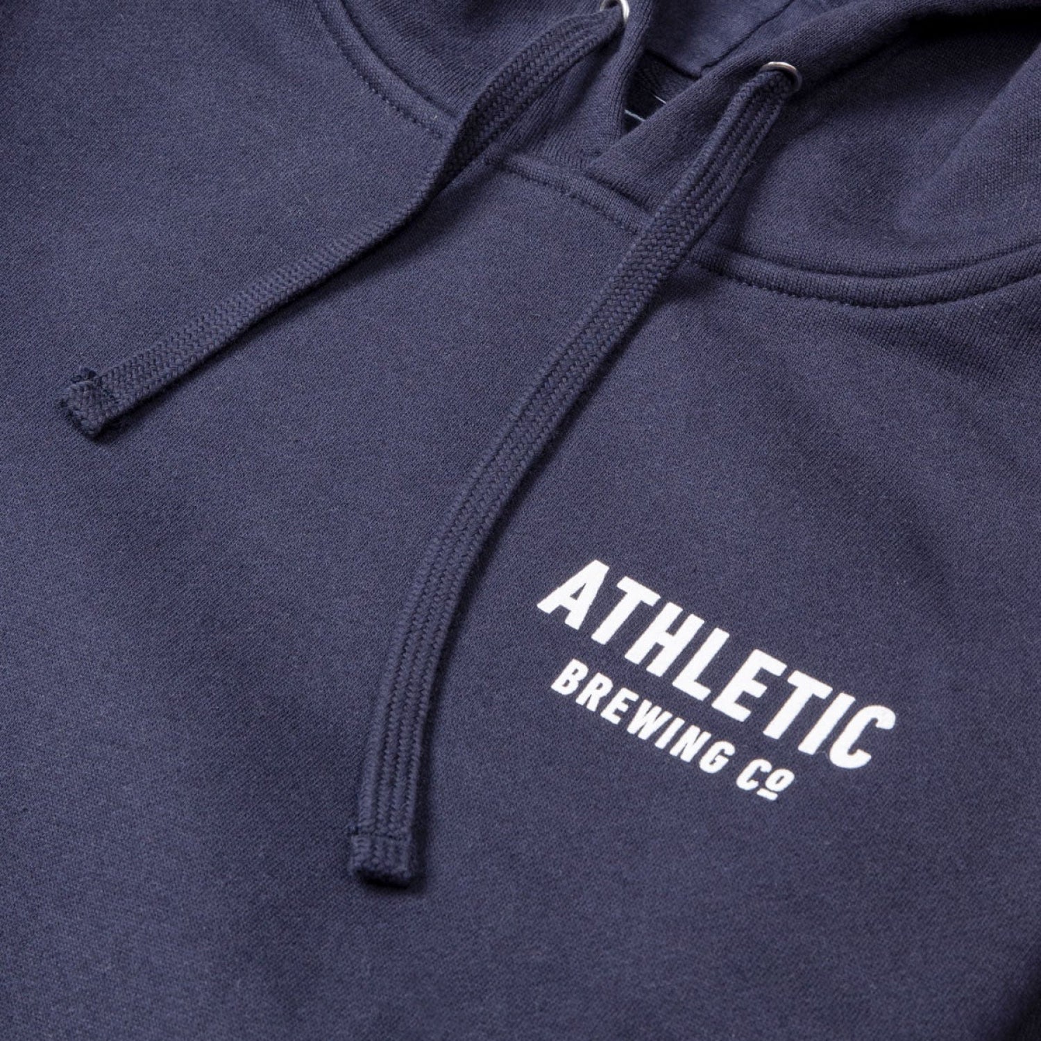 Athletic Brewing Co. Midweight Hoodie -  Navy - Image 2
