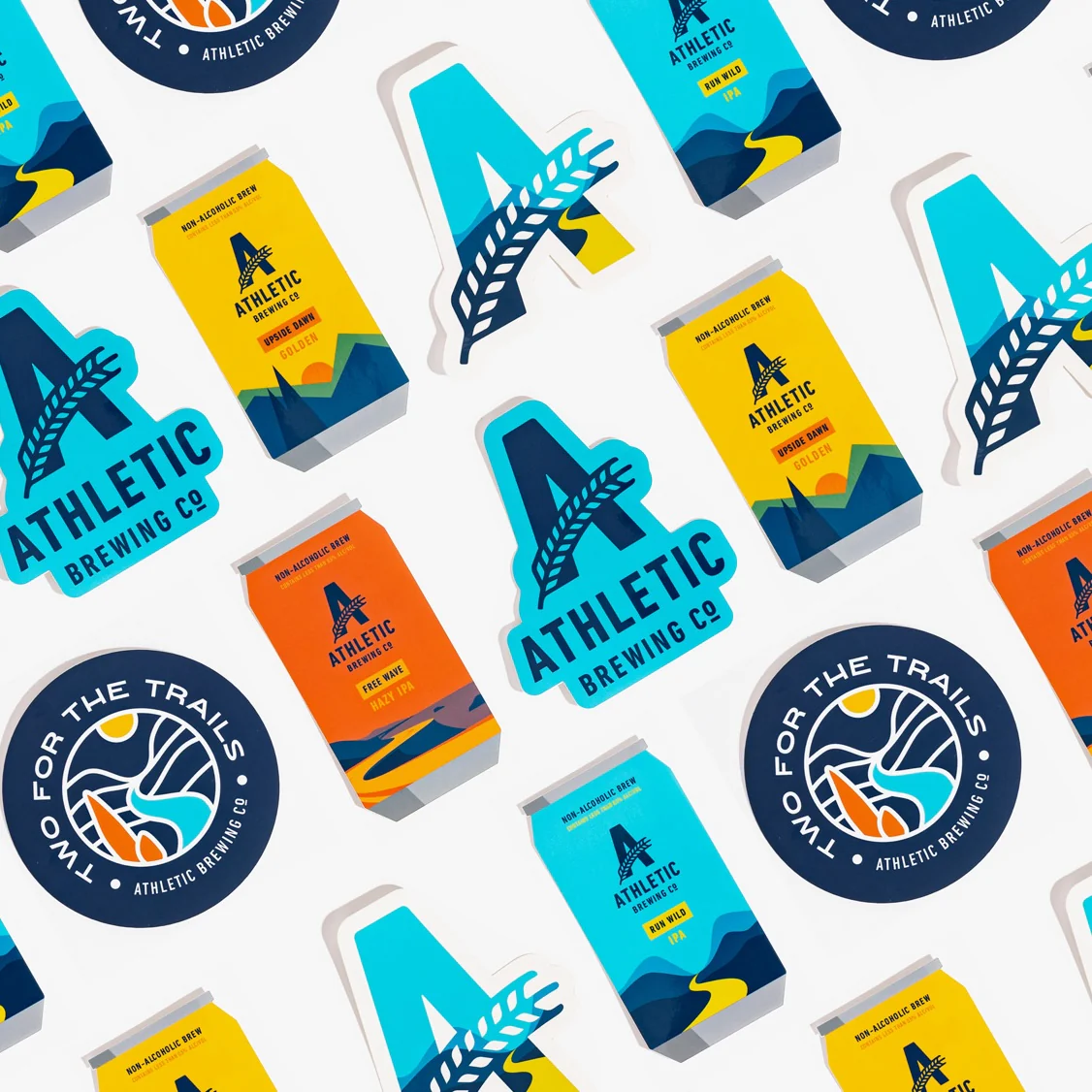 Athletic Sticker 6-Pack - Image 3